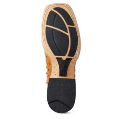 Ariat Men's Gallup 11" Tan Full Quill Ostrich / Negro WST - 10034082 -Ariat Store 10034082 sole 87457.1680122439