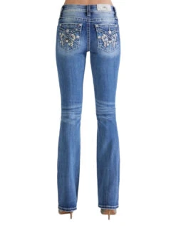 Lds Mid-Rise Boot Cut Jean - M3862B