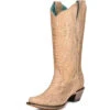 Corral Boots Lds Nude Full Python - A4296