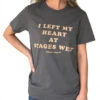 Women's I Left My Heart At Stages West Tee - Grey