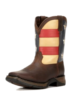 Durango Lil Rebel Big Kid's Union Flag Boot