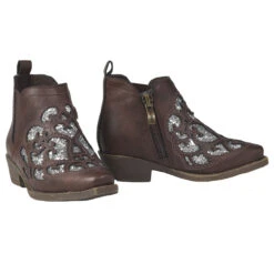 Ariat Girls Dixon Amy Boot W Silver Glitter Inlay - A441001808