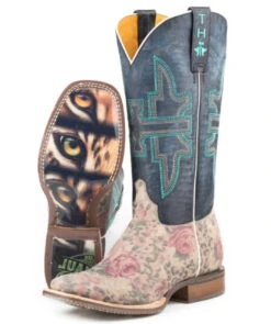  Tin Haul Ladies Wild Flower / Cat Eyes Sole SQ Toe