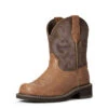 Ariat Ladies Fatbaby Heritage Brown Croc Print / Fudge- 10034020