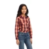 Girls Ariat Real Citrus Grove LS Snap Shirt - 10041653