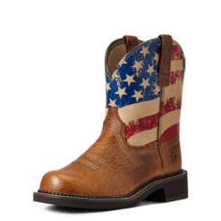Ariat Lds 8" Fatbaby Heritage Patriot - 10040269