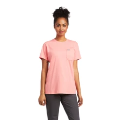 Ariat Rebar Workman Phrase SS T-Shirt - Summer Melon - 10039624