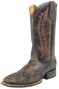 Tri Star Men's 12" Cabra Twister Polar Cowboy Boot - Brown