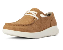 Ariat Lds HILO Tan Floral Emboss - 10040243