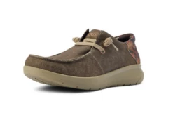 Ariat Men's HILO Stretch Lace Dark Tan / Rust Aztec Print - 10040445