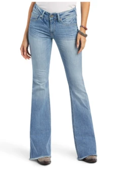 Ariat Lds R.E.A.L. Perfect Rise Flare Regina, Colorado Wash - 10040503