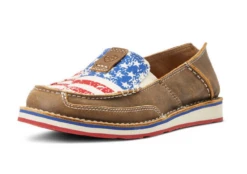 Ariat Lds 3" Cruiser, Brown Bomber/Distressed Flag - 10040359