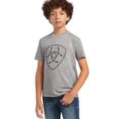 Boys Ariat Rope Shield SS T-Shirt - 10040888