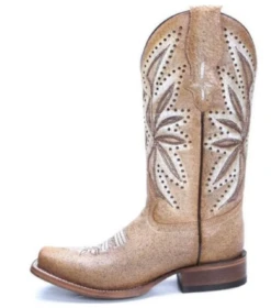 TN Straw Laser/Embroidery SQ Toe - J8005