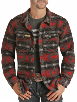 Men's LS Wool Shirt Jacket - PRMO92RZZ3-64