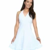 Scully Halter Dress - PSL-053WHT
