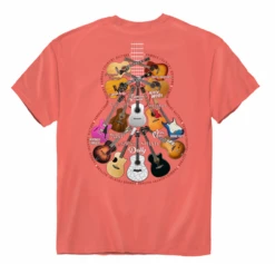 Country Guitar Womens Tees - 6061JB