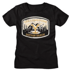Womens Yellowstone Dutton Ranch Patch Tee