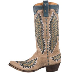 Old Gringo Women's 13" Eagle Stitch Cowgirl Boots - Beige